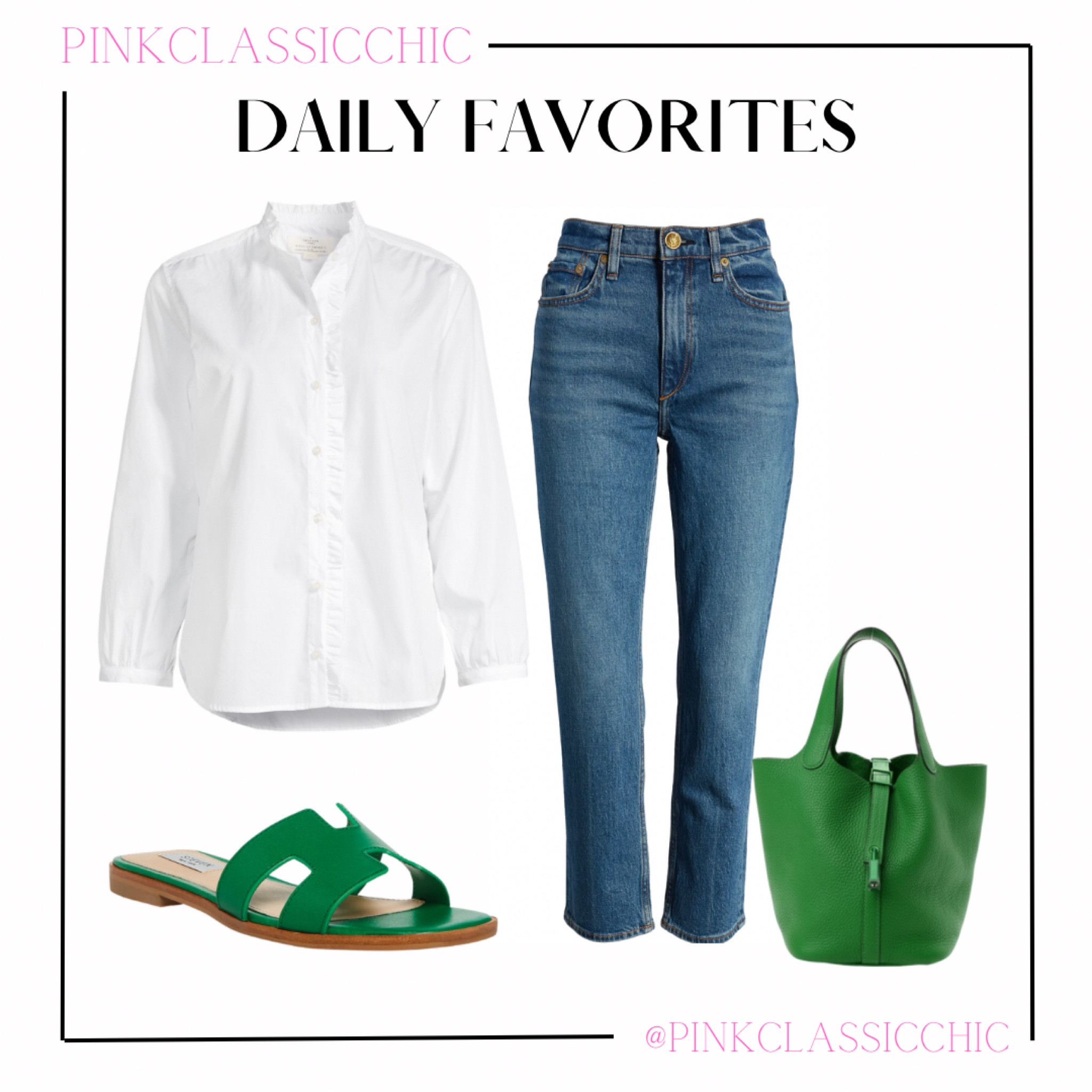 Green shoes, green bag, button shirt, jeans, spring looks, spring outfit, spring styles, travel outfit, travel style 

#LTKsalealert #LTKSeasonal #LTKunder100