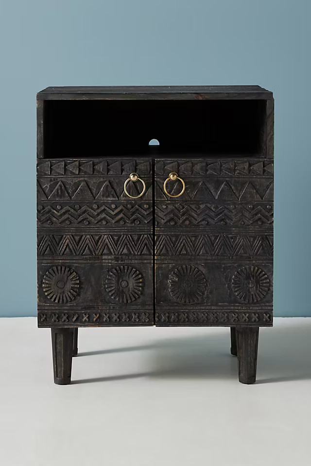 Handcarved Delhi Nightstand | Anthropologie (US)