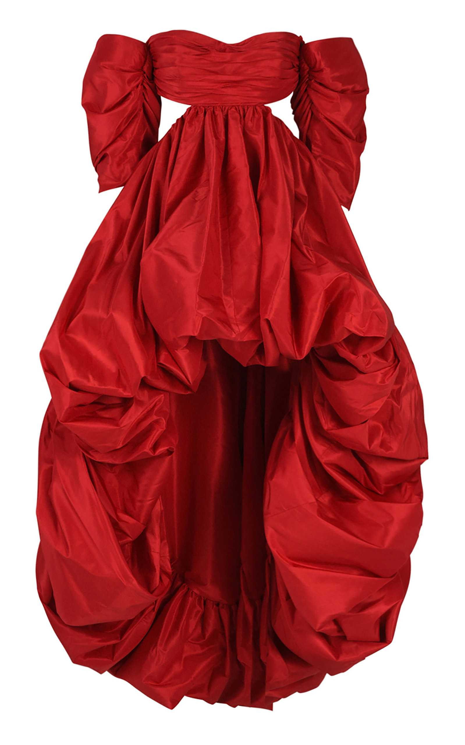 Megan High-Low Taffeta Gown | Moda Operandi (Global)