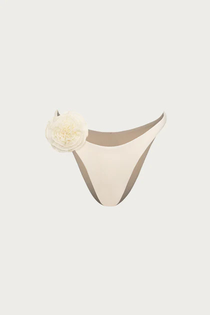Rose 90s Bottom (Faux Suede Cream/Cream) | SAME