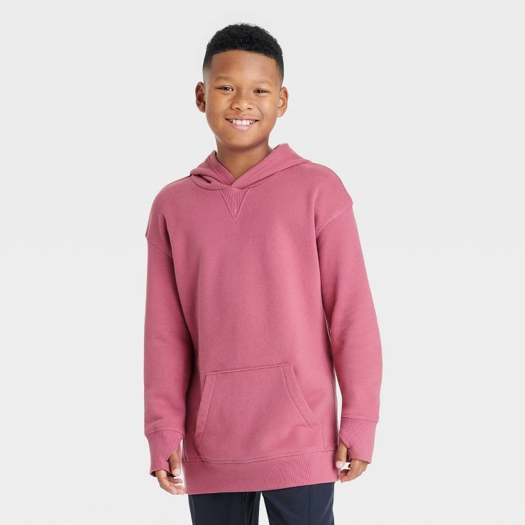 Boys' Fleece Hooded Sweatshirt - All in Motion™ | Target