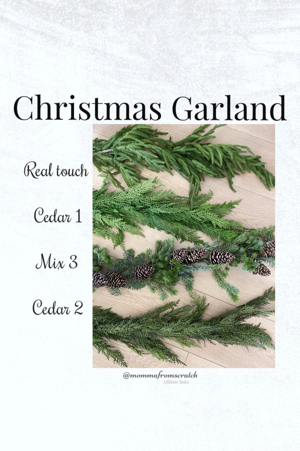 Christmas garland, afloral, cedar garland, pinecome garland, real touch garland, Norfolk 

#LTKHoliday #LTKhome #LTKstyletip