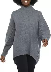 Women's Heathered Tunic Sweater | Belk