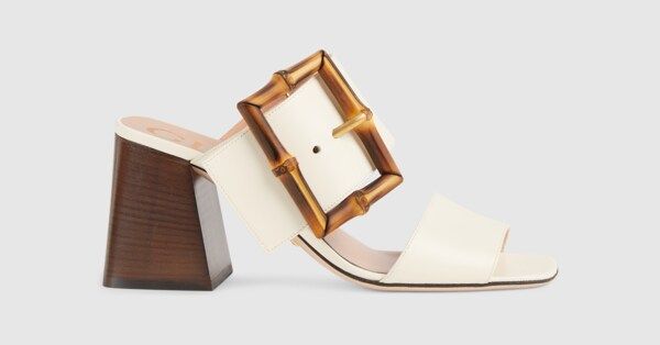 Gucci Women's sandal with bamboo buckle | Gucci (US)
