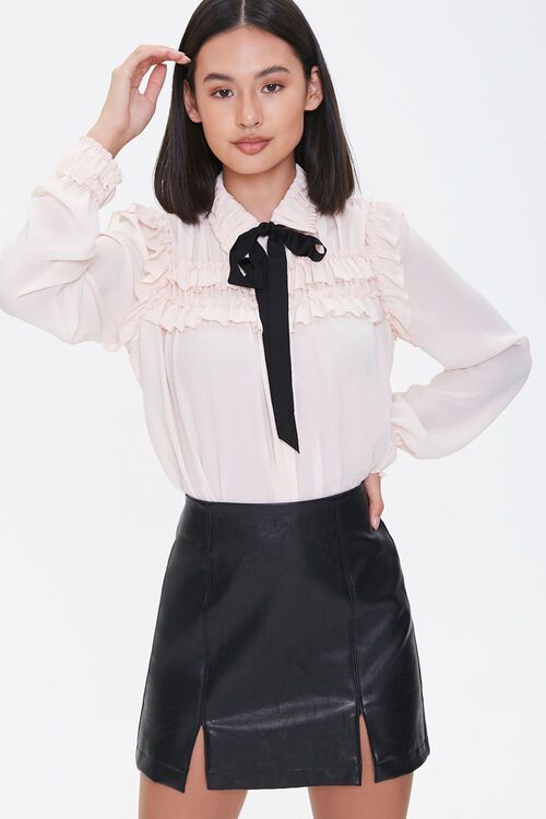 Ruffled Pussycat Bow Shirt | Forever 21 (US)