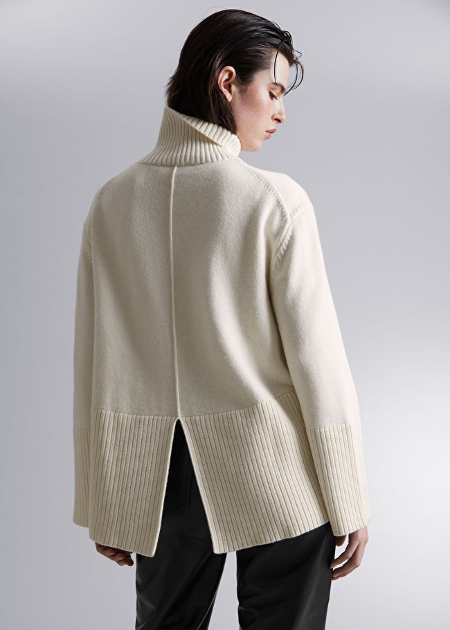 Oversized Wool Knit Turtleneck | & Other Stories US