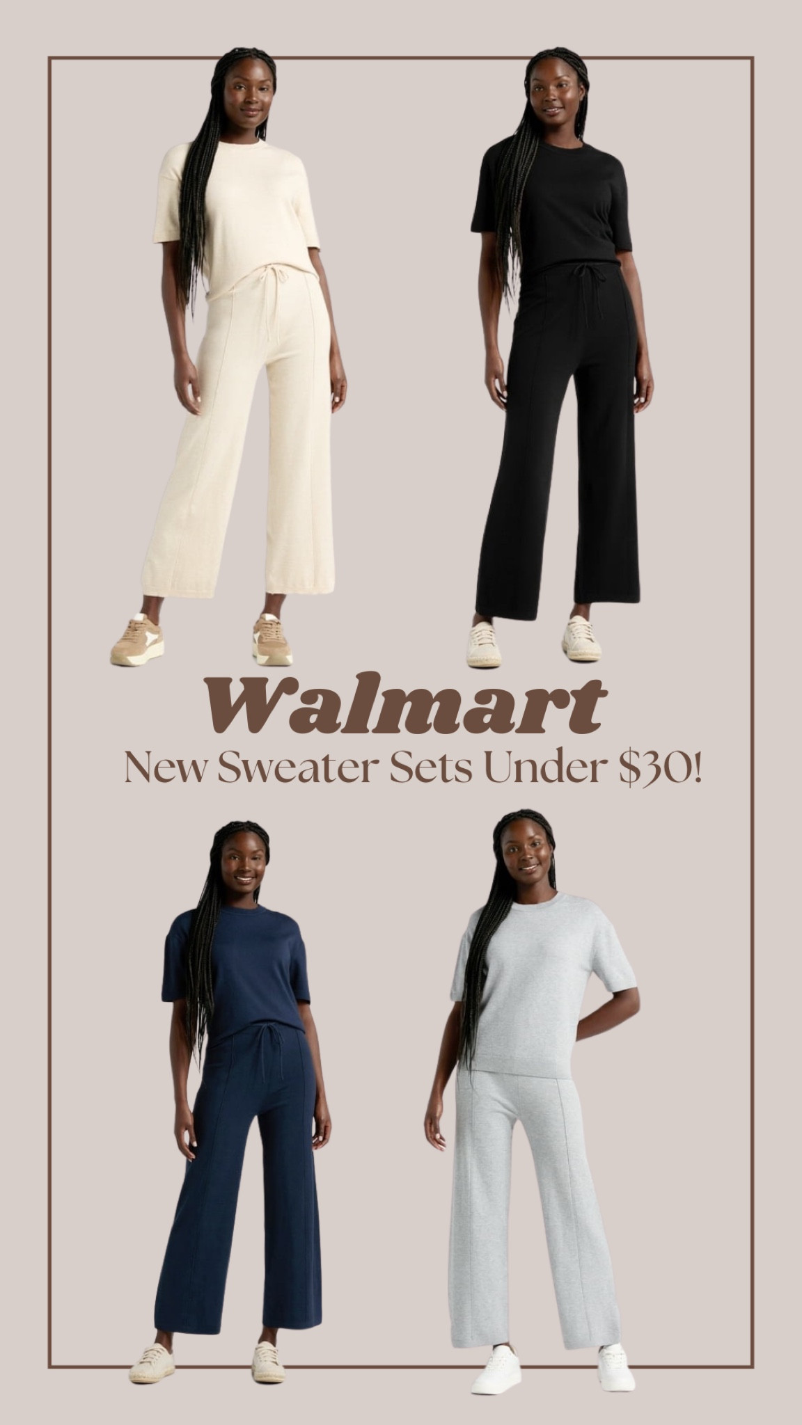 New Walmart sweater sets for under $30!

#LTKFindsUnder50 #LTKOver40 #LTKWorkwear