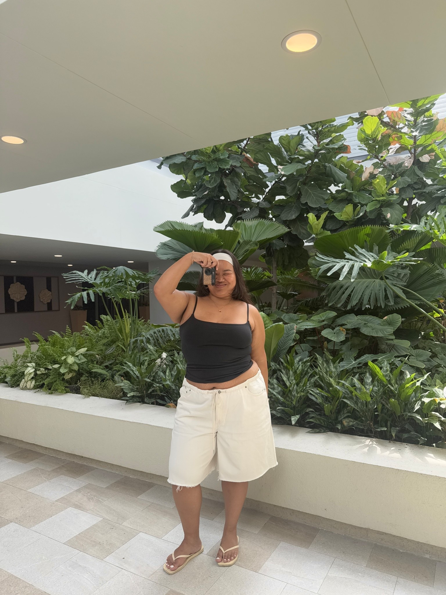 Plus size jorts summer outfit inspo🤍 sizes I’m wearing! Top in XL, jorts in Abercrombie 36

#LTKTravel #LTKSeasonal #LTKPlusSize