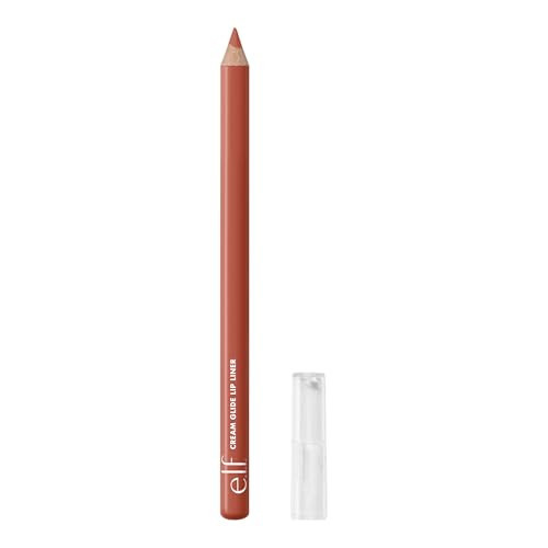 e.l.f. Cream Glide Lip Liner, Highly-Pigmented Pencil For Shaping & Sculpting Lips, Semi-Matte Finish, Vegan & Cruelty-Free, Cinnamatic | Amazon (US)