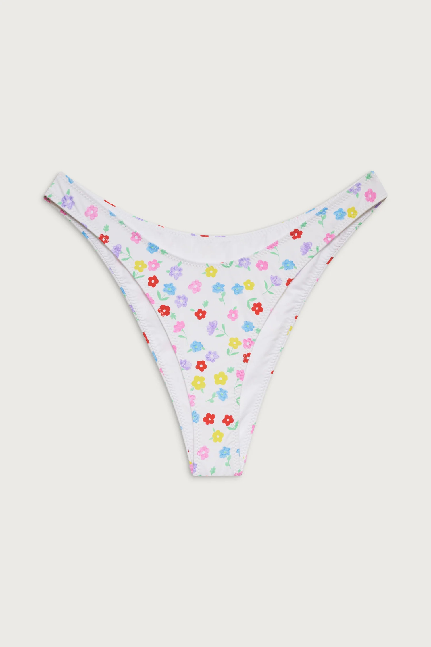 Suki Floral Classic Bikini Bottom | Frankies Bikinis