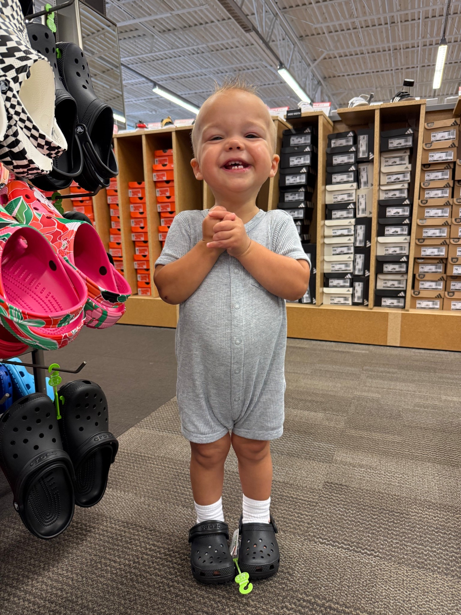 Who knew @Crocs, Inc. could be so cute?! Hayes has wide feet, so it’s really hard finding good/cute shoes for him. Linking our favorites that aren’t hard to get on! 

#LTKmomlife #LTKKids #LTKSaleAlert