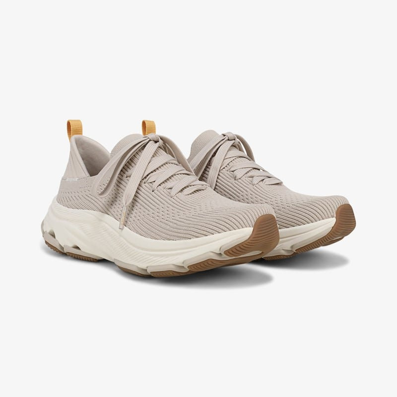 Ryka Devotion Max Fuse Walking Sneakers French Beige Mesh 7.5 M Knit Upper, Lightweight | Ryka.com