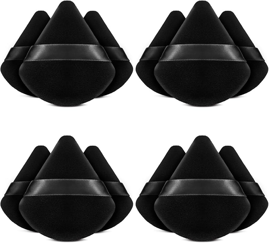 BEAKEY 12pcs Powder Puffs for Face Powder Triangle Powder Puff for Loose & Cosmetic Foundation, M... | Amazon (US)
