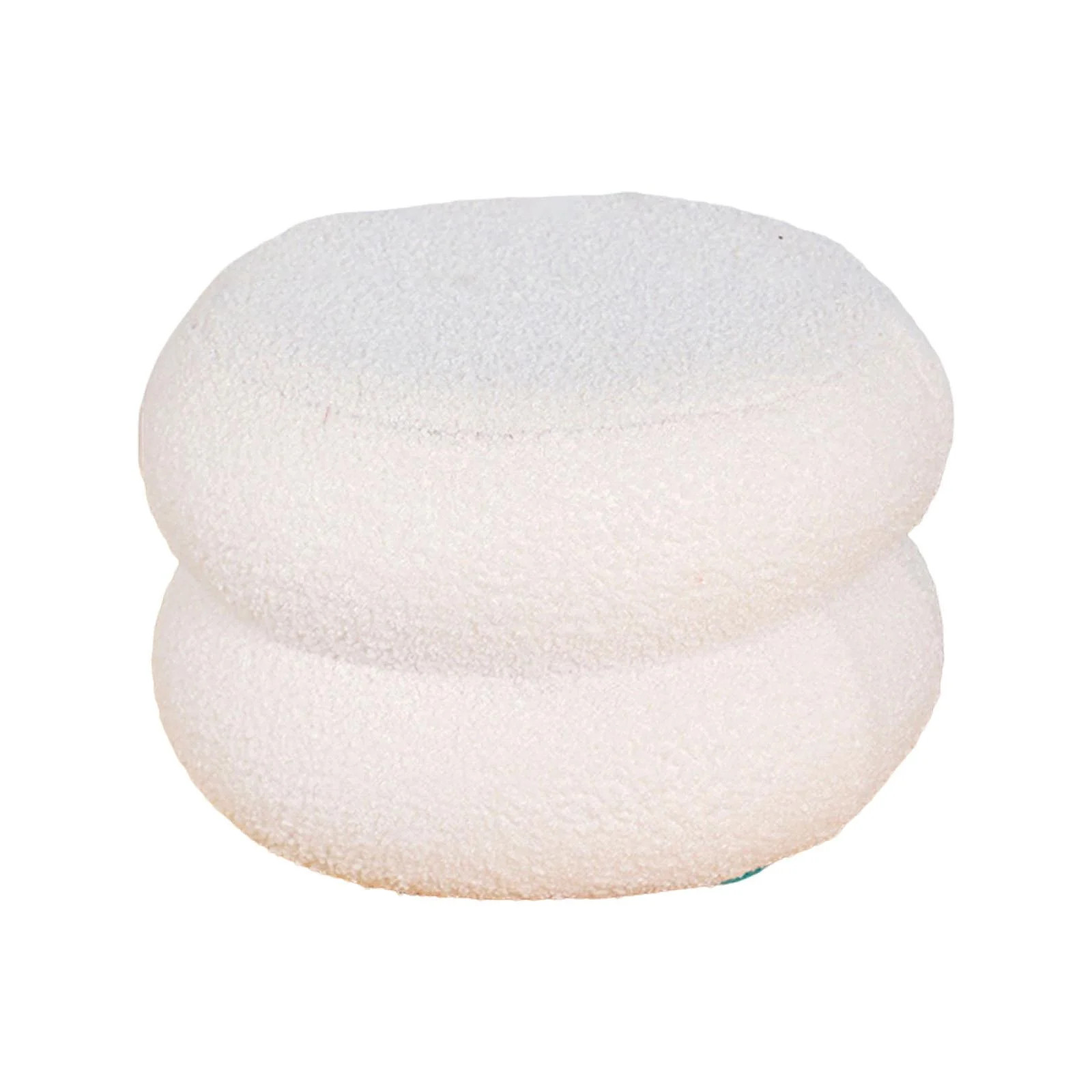 Lipstore Round Footstool Comfortable Decorative Foot Stool for Apartment Nursery Home White | Walmart (CA)
