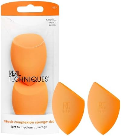 Real Techniques Miracle Complexion Sponge, Beauty Sponge For Makeup Blending & Foundation Applica... | Amazon (US)