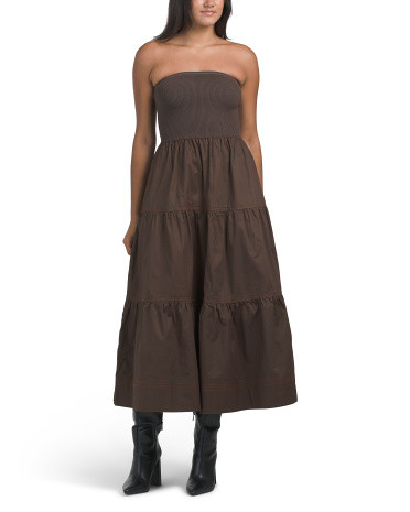 Tube Mixed Media Midi Dress | TJ Maxx