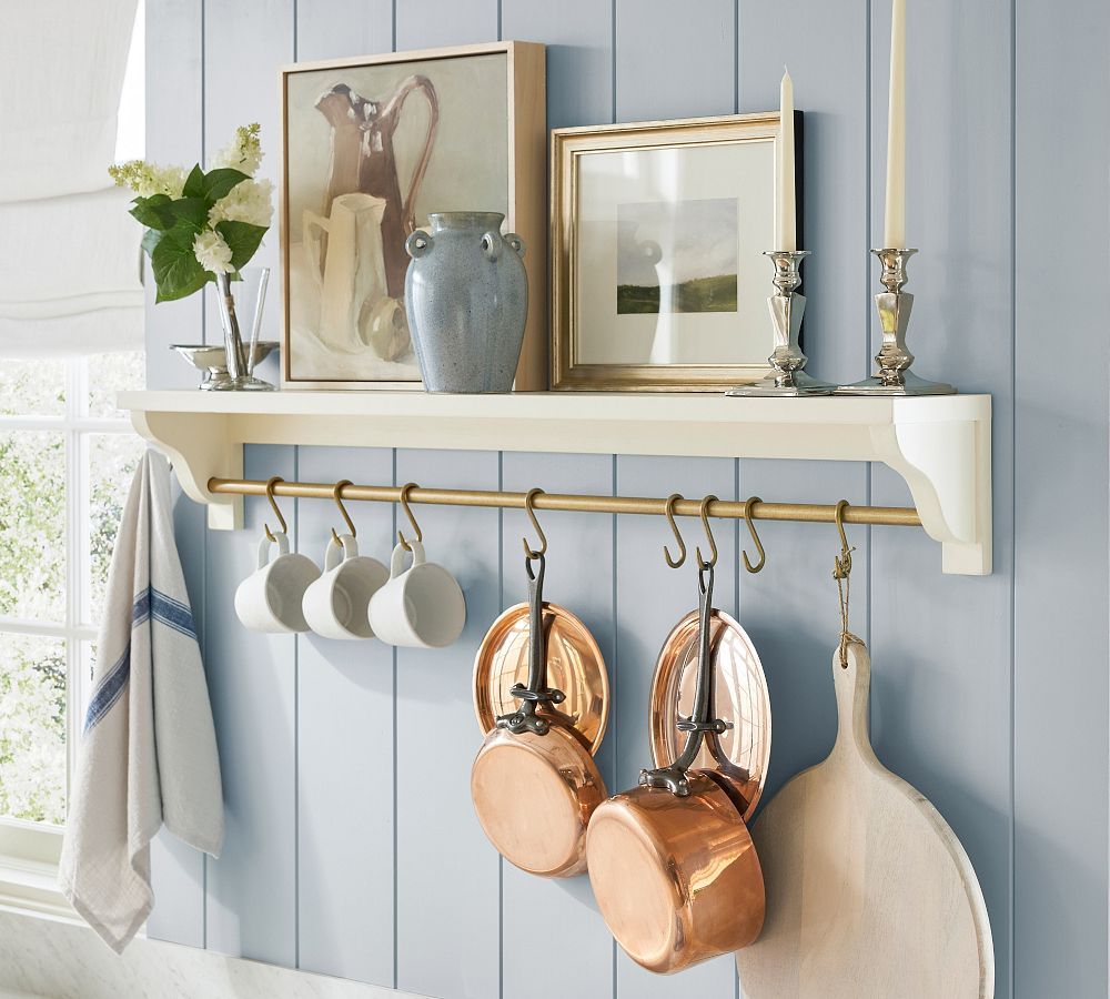 Manchester Ledge with Hooks | Pottery Barn (US)