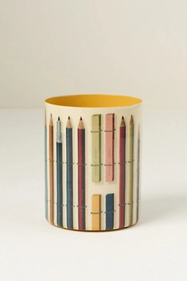 Roomytown Enamel Pen Pot | Anthropologie (US)