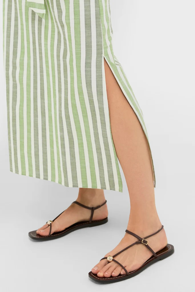 Lime Stripe Maryse Caftan | Tuckernuck (US)