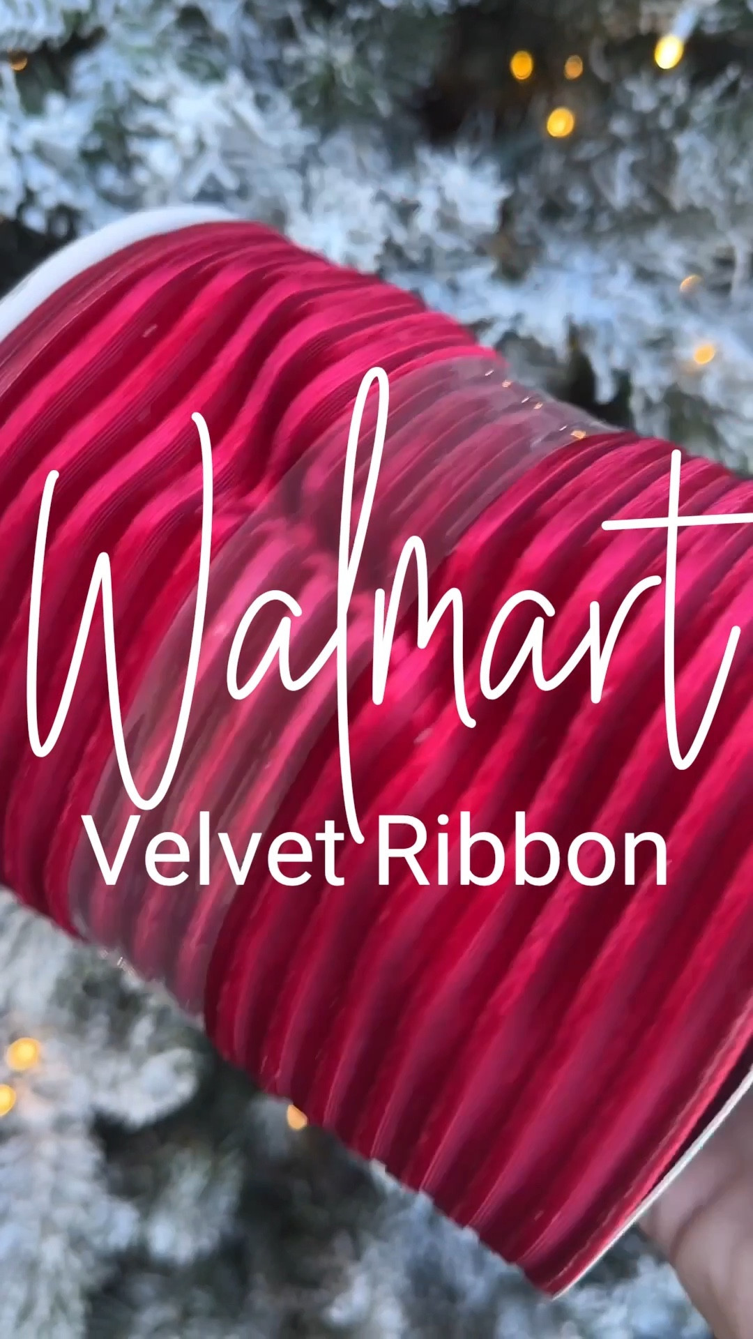This velvet ribbon from @Walmart is so luxurious and beautiful. It comes in many different colors and 2 sizes.🎄
Christmas Ribbon | Christmas Tree Decorating | Velvet Ribbon

#LTKhome #LTKHoliday #LTKSeasonal