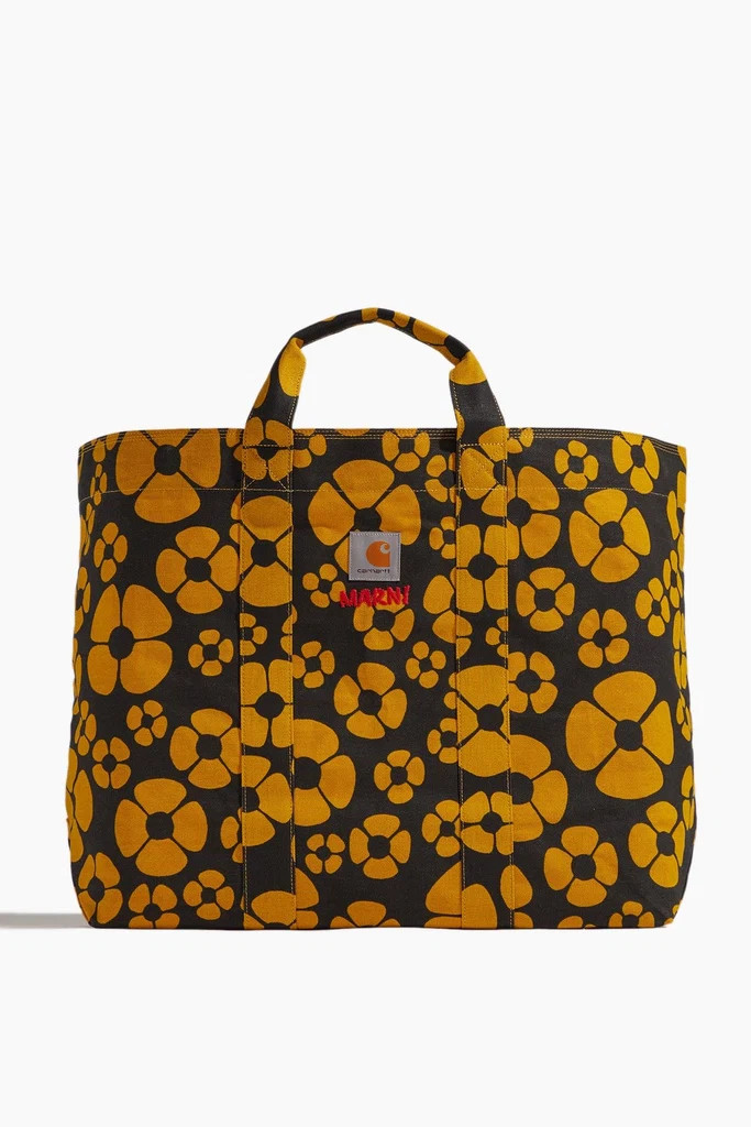 Tote Bag in Black/Sun | Hampden Clothing