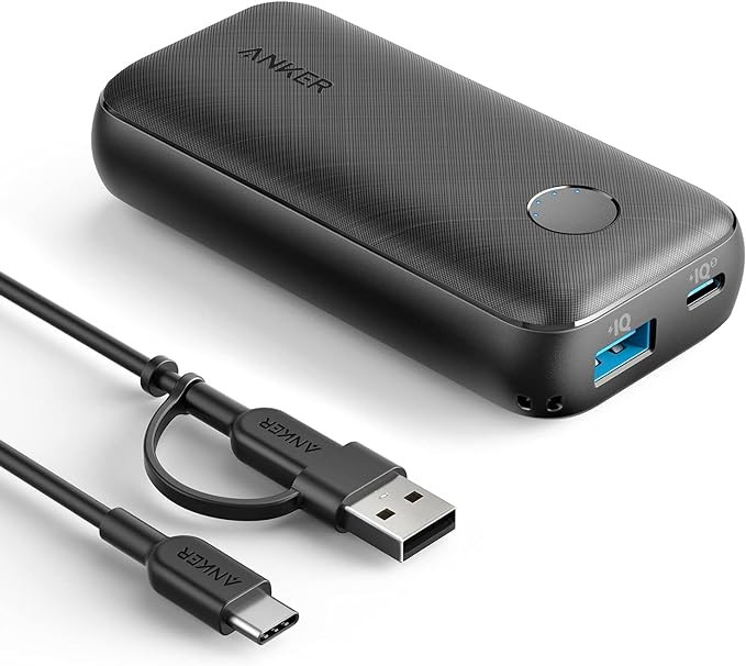 Anker PowerCore 10,000 mAk Redux, Power Bank USB-C Power Delivery (18W) Portable Charger for iPho... | Amazon (US)