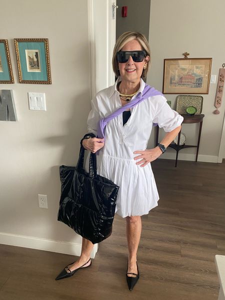 What I will be wearing this Spring🌸:
a little white balloon dress, an oversized, inexpensive patent tote, big sunnies and the pointiest of shoes. What will you be wearing?
My #seeourstyles gals are wearing their spring faves, too. Take a look and see:


#springstyle #littlewhitedress #balloonhem #oversizedtote #patent #pointyslingbacks #whiteandblack #popofpurple #wiwt #mystyle #classicwithattitude #effortlesschic #trendsetter #doyourownthing #agelessstyle #classicwoks #owrsonalstylist #boston #styledbyjeanne #anthrops

#LTKSeasonal #LTKstyletip