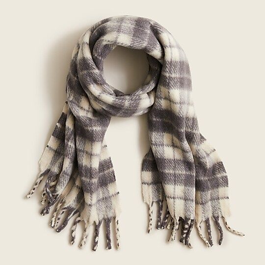 Plaid scarf in textured woolItem BD626 
 
 
 
 
 There are no reviews for this product.Be the fir... | J.Crew US