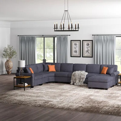 Mcclaine 149.8" Wide Reversible Modular Corner Sectional with Ottoman | Wayfair North America