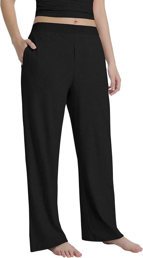 Lightweight Loose Pants for Women Casual Lounge Pants Athletic Joggers Yoga Pants with Pockets | Amazon (US)