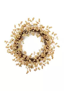 Gold Berry Wreath | Belk