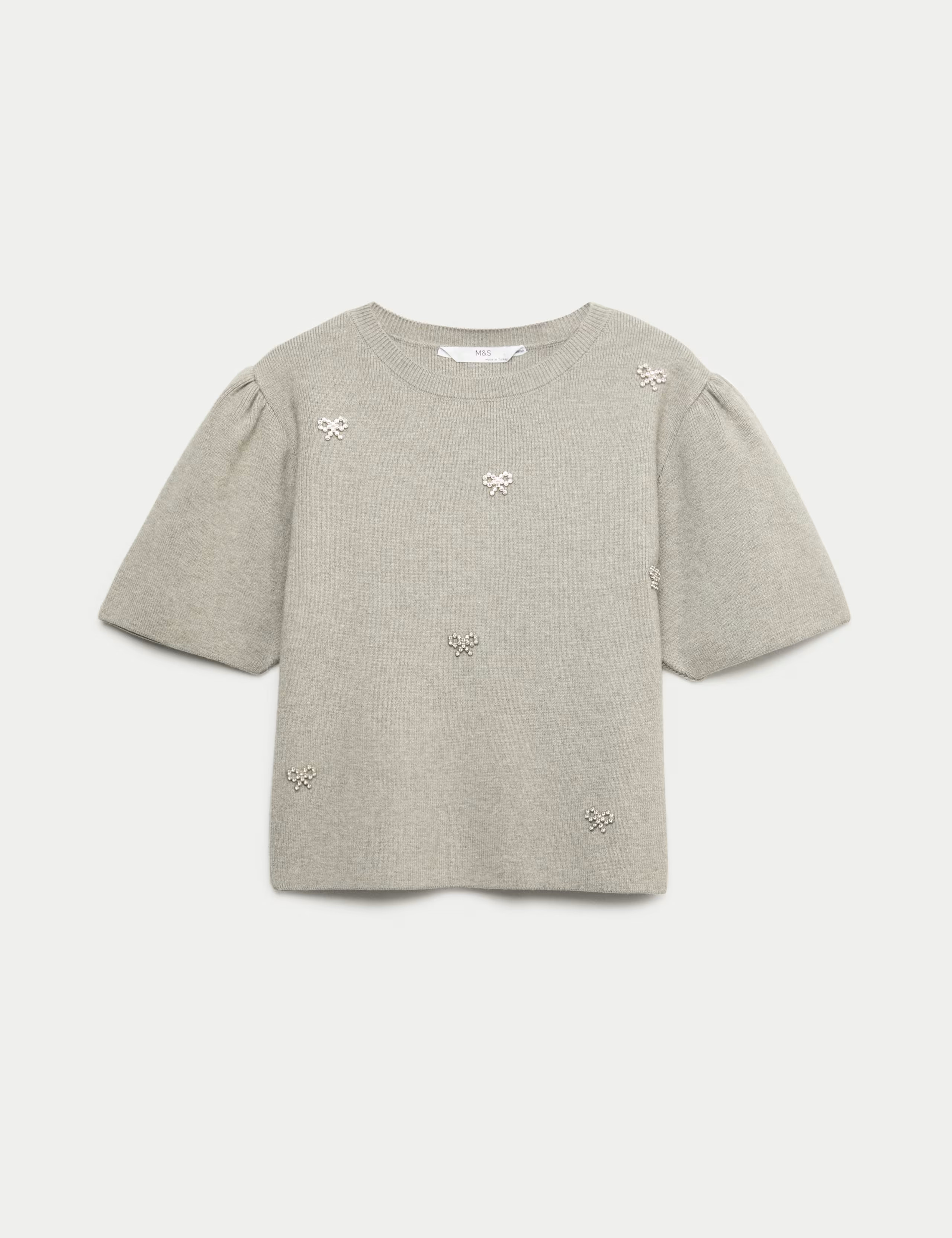 Knitted Embellished Top (6-16 Yrs) | Marks & Spencer (UK)