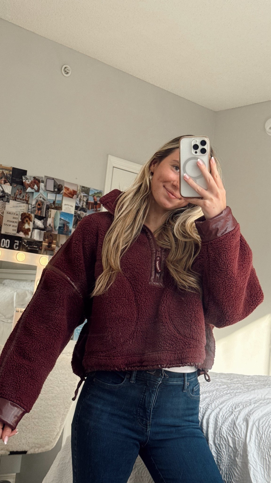 Cozy quarter zip jacket! 
 
 #freepeople #jackets #coats #quarterzip 

#LTKootd