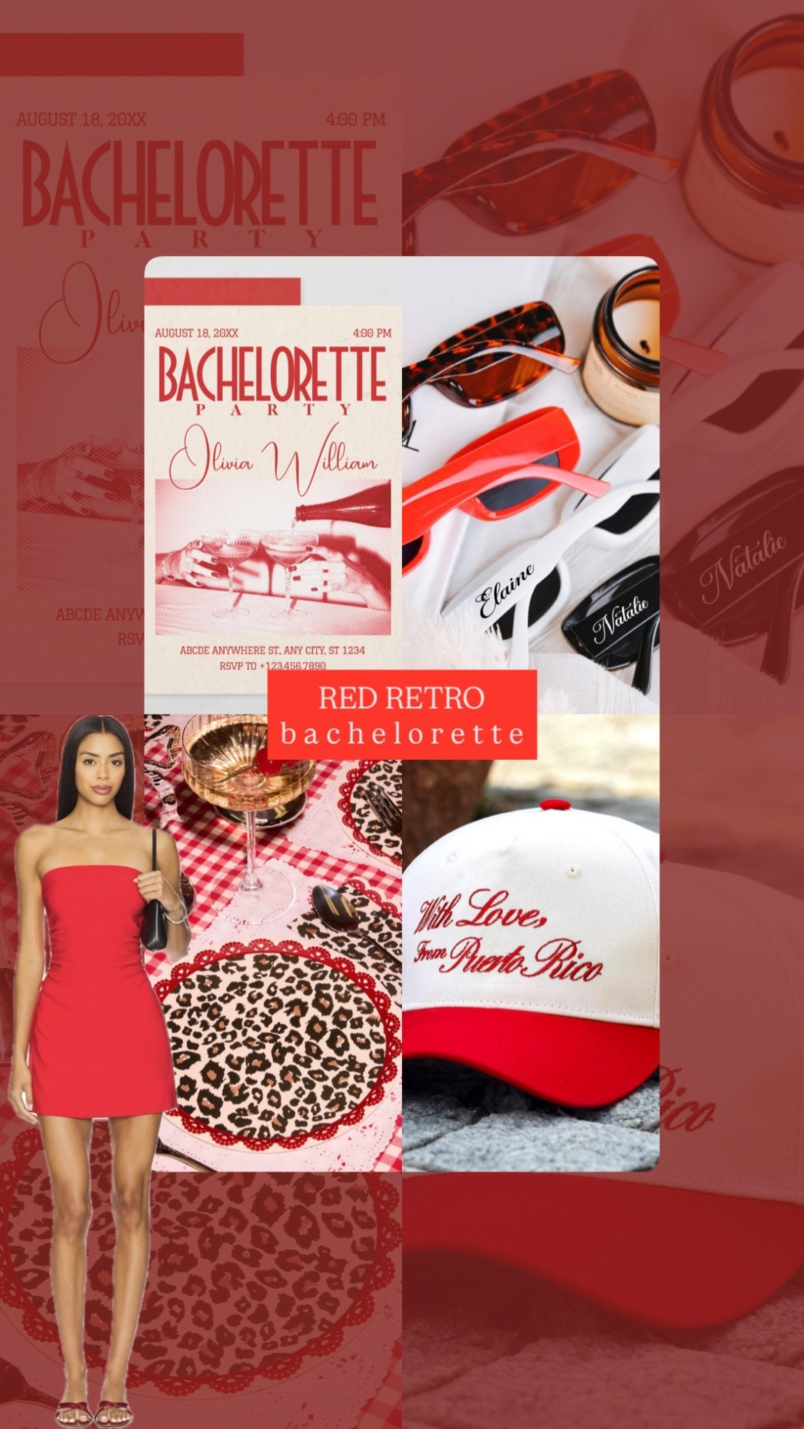 Red Retro Bachelorette Party + With Love From Bachelorette 💋 #LTKParty

#LTKWedding