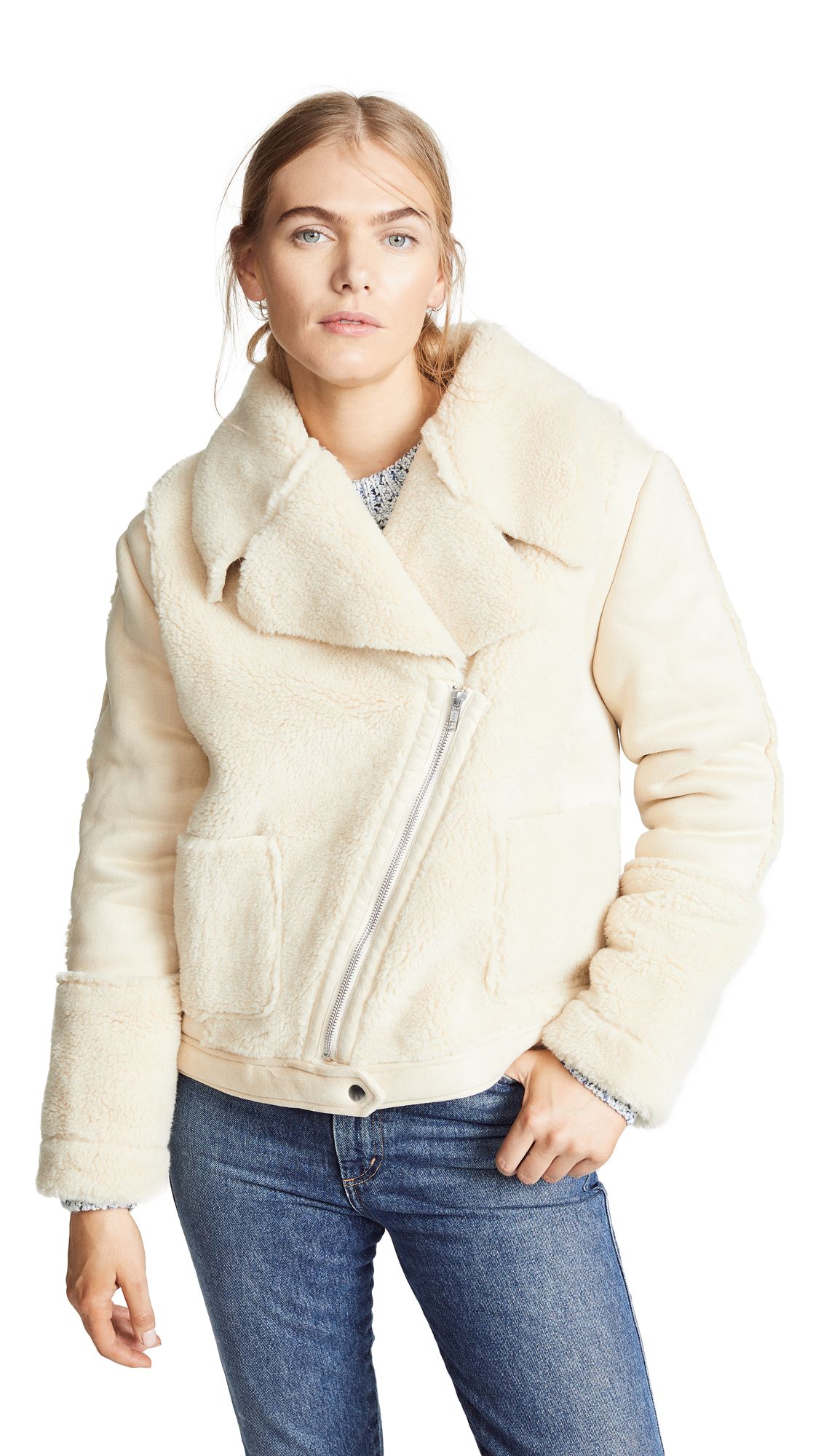 MINKPINK Let's Go Sherpa Jacket | Shopbop