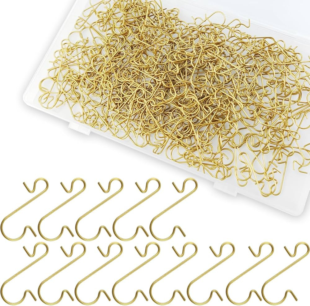 TIHOOD 300PCS Ornaments Hooks, Christmas Ornament Hooks, Hooks for Christmas Ornaments, Ornaments... | Amazon (US)