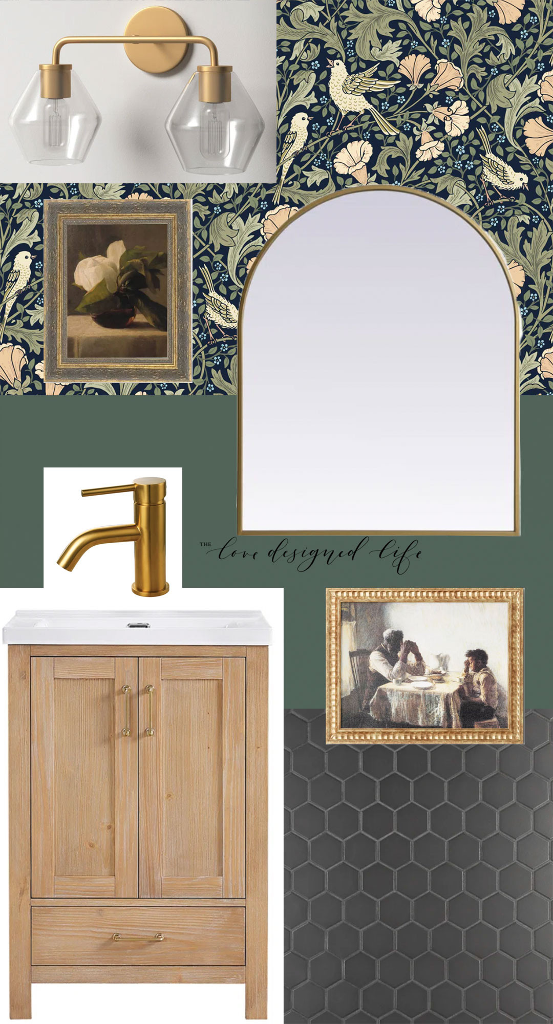 the full post for this DIY powder bathroom makeover is now up on my blog! for all the details, visit: https://thelovedesignedlife.com/2025/09/diy-half-bathroom-remodel-our-budget-friendly-transformation/
but of course, linking all I can in this post for you too. 

 #LTKFallSale #LTKHome