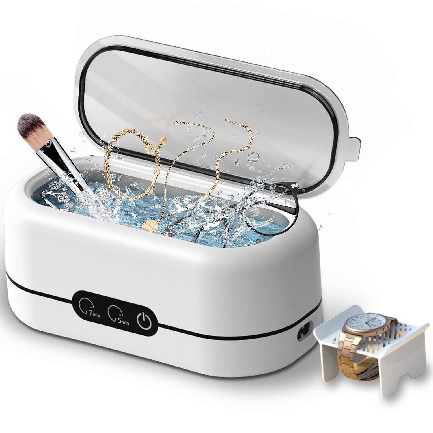 Miorcols Ultrasonic Jewelry Cleaner, 48KHz Ultra Sonic Cleaner Machine | Amazon (US)