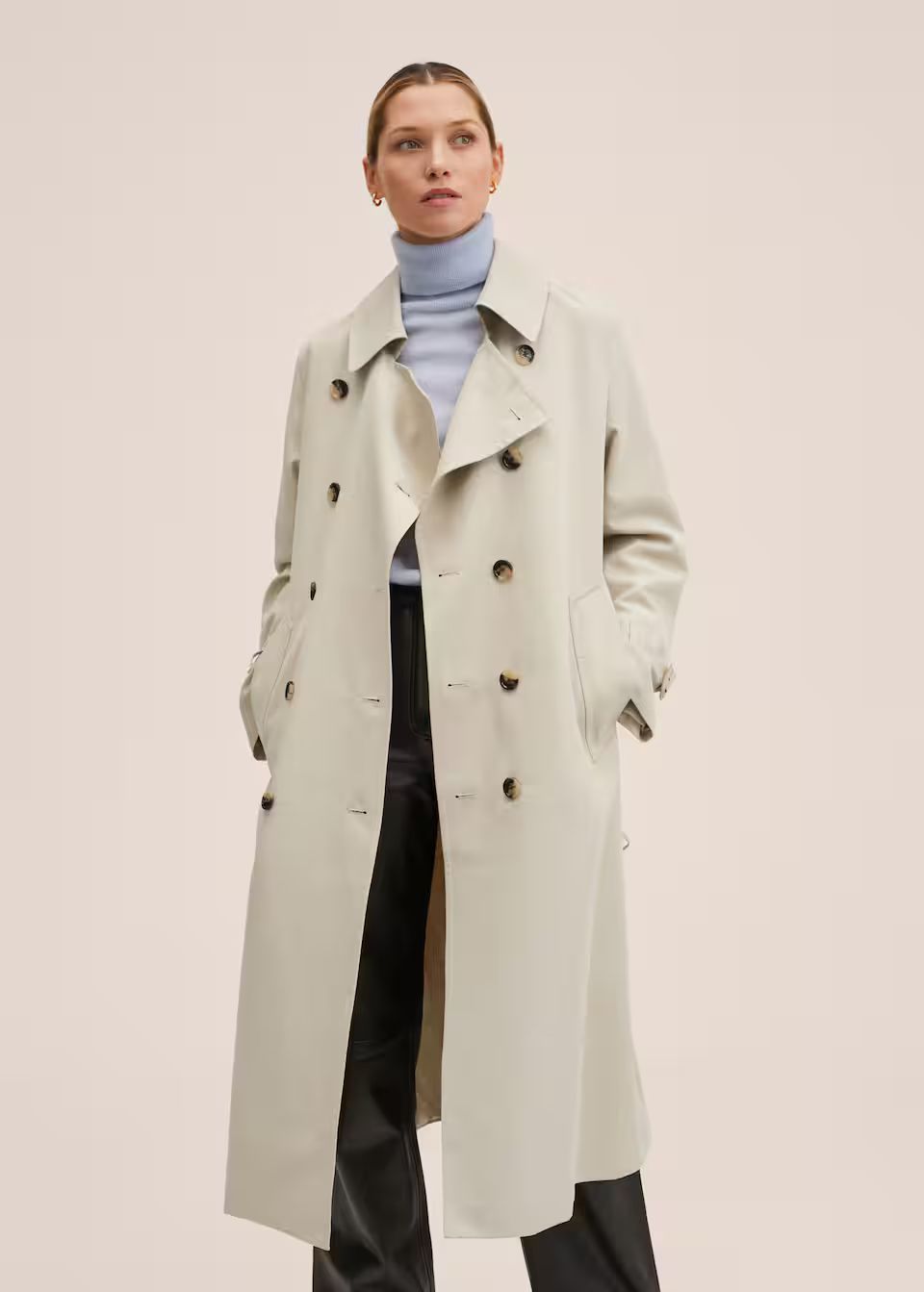 Double breasted trench | MANGO (US)