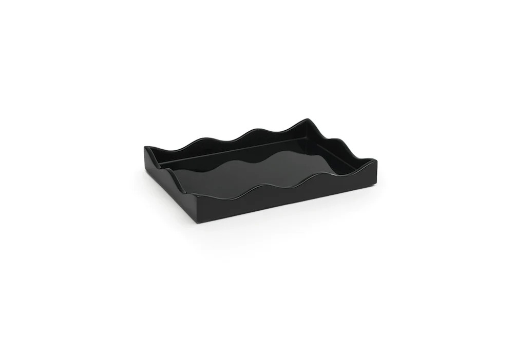 Small Belles Rives Tray, Black, by The Lacquer Company | Paloma & Co.