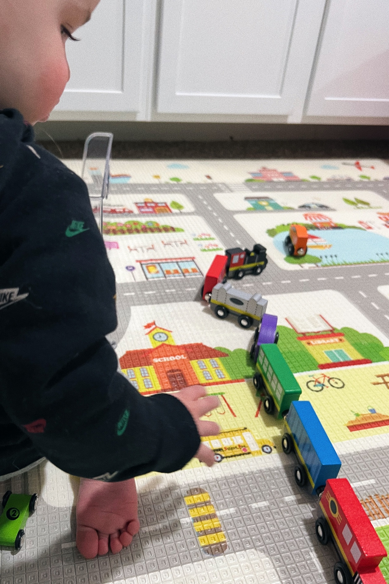 my little guy’s fav car set. tiny magnets to make them a little train!

#LTKfamily #LTKbaby #LTKkids