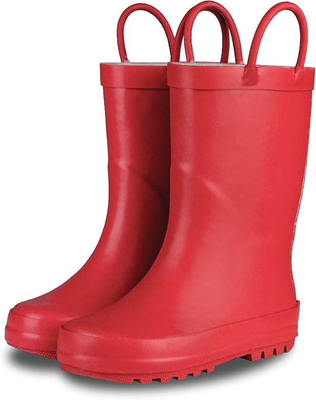 Lone Cone Elementary Collection - Premium Natural Rubber Rain Boots with Matte Finish for Toddler... | Amazon (US)