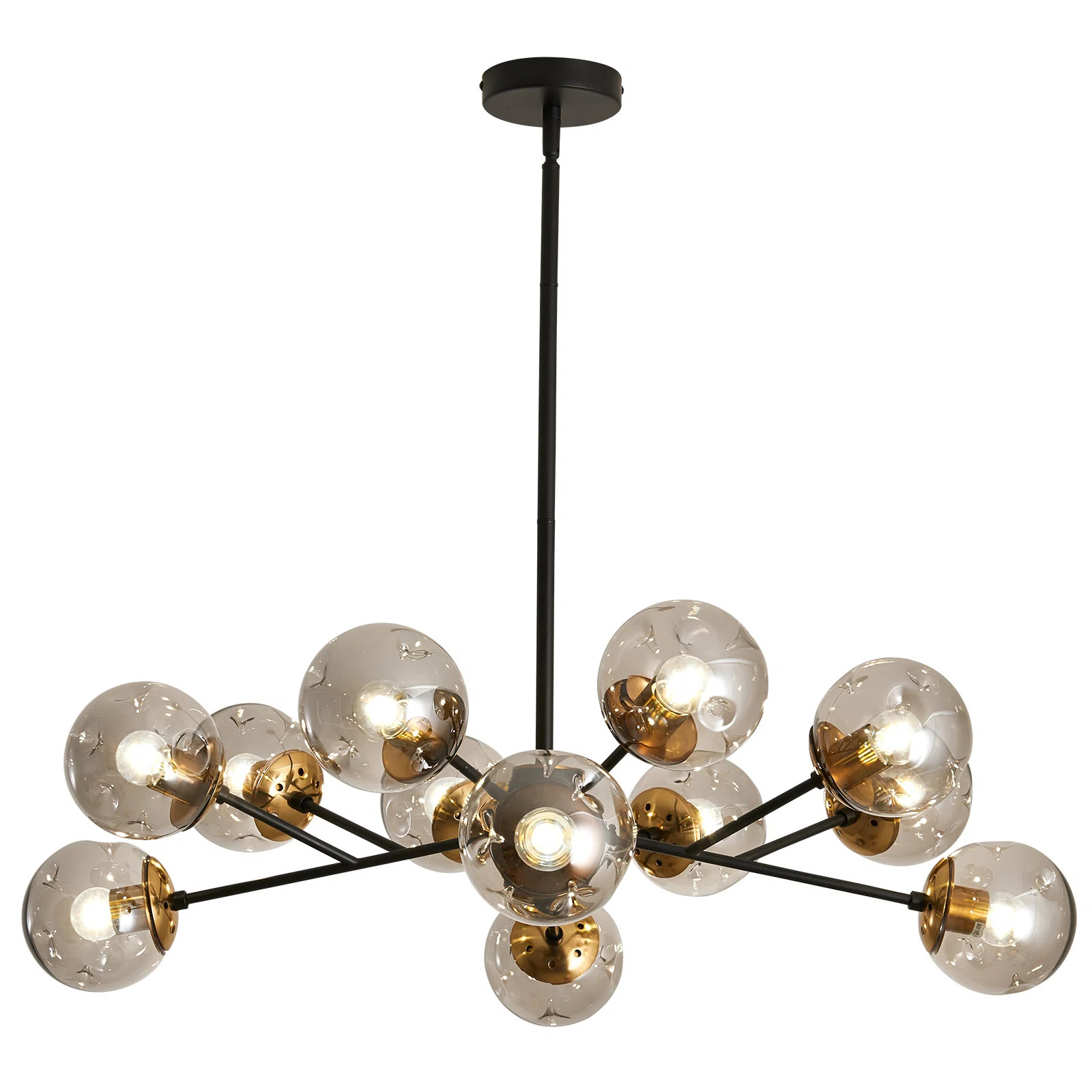 Bauke 12 - Light Dimmable Sputnik Sphere ChandelierSee More by George OliverRated 4.1 out of 5 st... | Wayfair North America