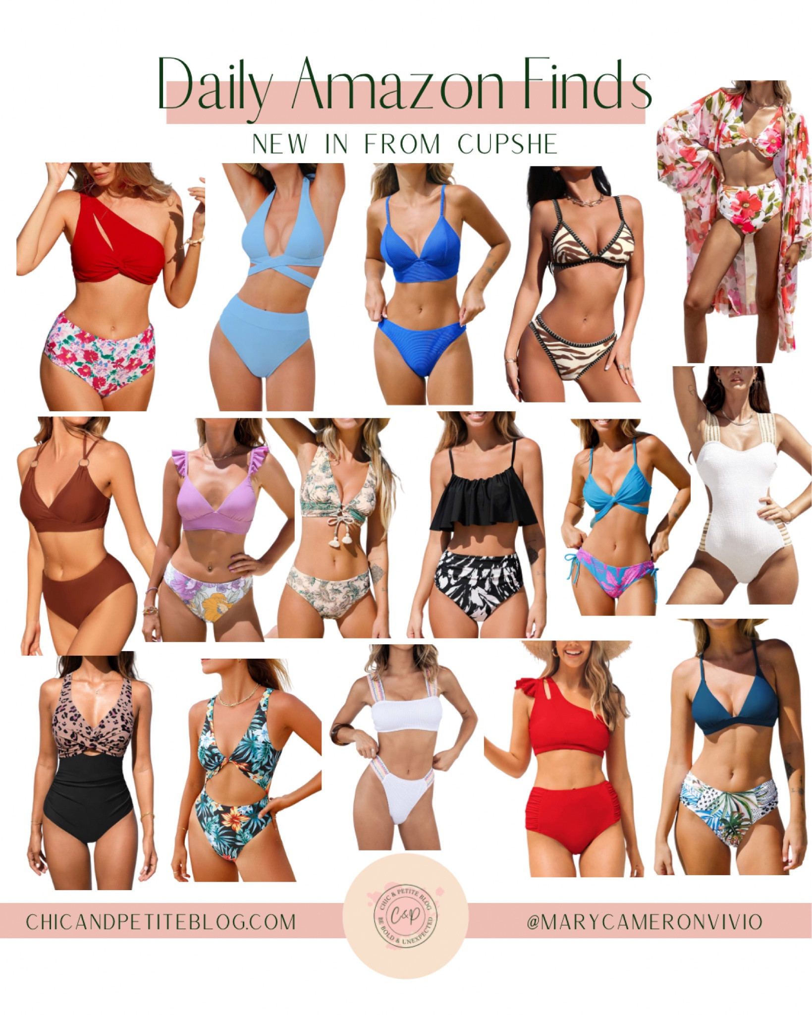 Daily Amazon Finds: New In Cupshe Bathing Suits

summer, swimwear, women’s bikinis, vacation style, one-piece, swimsuits, vacation outfits, spring break

#LTKunder50 #LTKFind #LTKSeasonal