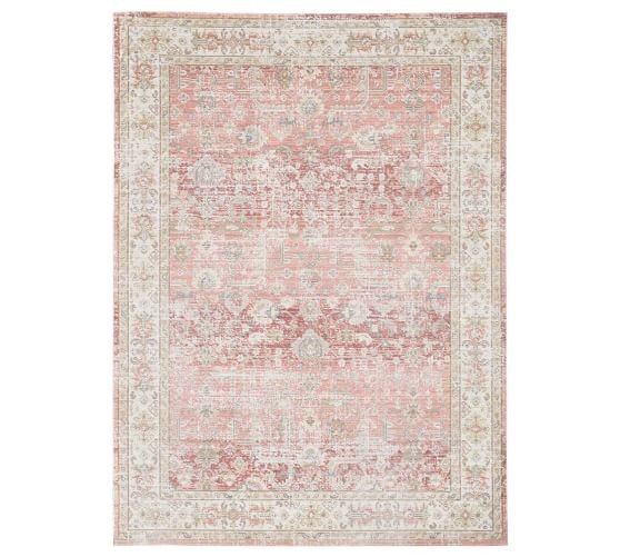 Kenya Synthetic Rug - Pink Multi | Pottery Barn (US)
