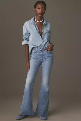 FRAME Le Easy Flare High-Rise Jeans | Anthropologie (US)