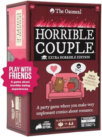 Exploding Kittens Horrible Couple – Extra Horrible Edition – Party Game for 2-8 Players, from... | Amazon (US)