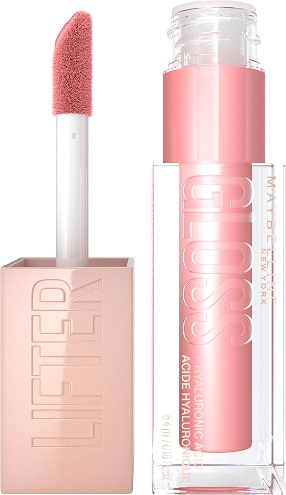Maybelline Lifter Gloss, Hydrating Lip Gloss with Hyaluronic Acid, High Shine for Plumper Looking... | Amazon (US)