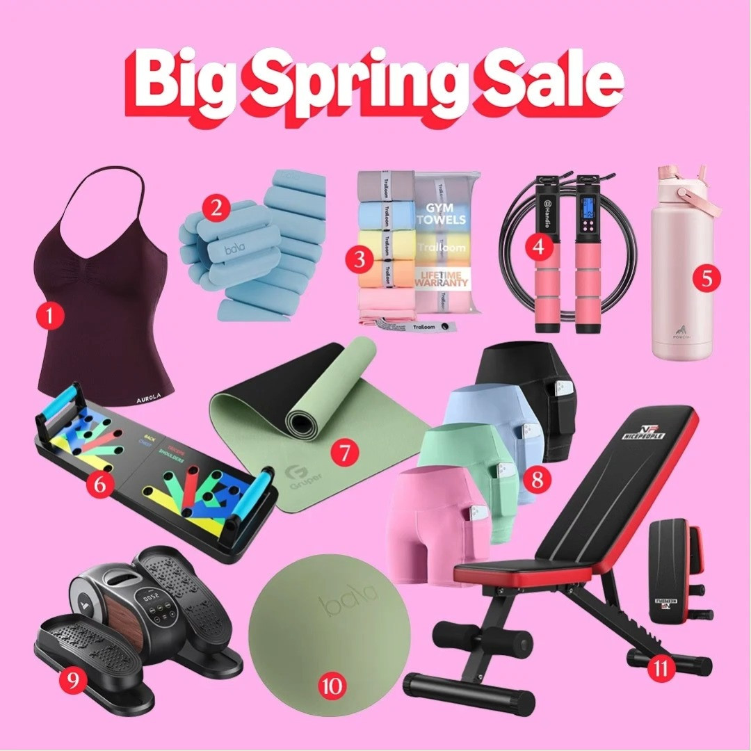 The Big Spring Sale on Amazon is here 💪✨—the perfect time to refresh your workout and training essentials. From simple home workout gear to everyday fitness must-haves, these finds make it easier to stay active and consistent.
Whether you’re working out at home or heading to the gym, now’s the best time to upgrade your routine and grab your go-to essentials. Don’t miss the Big Spring Sale on Amazon—save your favorites and stay motivated on your fitness journey 🔥
#LTKSaleAlert #LTKActive #LTKfitnessgoals #AmazonSpringSale #BigSpringSale #WorkoutEssentials #FitnessGear #HomeWorkout #GymLife #ActiveLifestyle #AmazonFinds #FitnessMotivation #WorkoutRoutine #FitLife #StayActive #FitnessGoals #TrainingEssentials #TrendingNow 

 