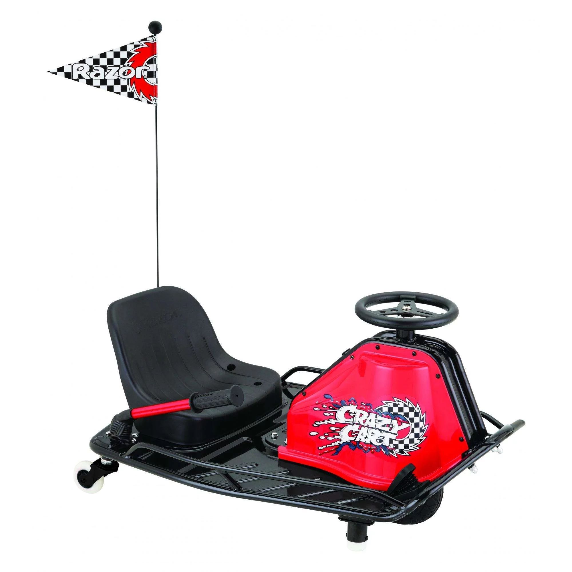 Razor Crazy Cart - 24V Electric Drifting Go Kart - Variable Speed, Up to 12 mph, Drift Bar for Co... | Walmart (US)